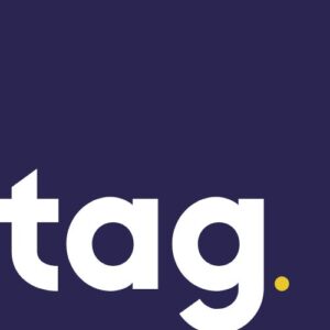 TAG Logo - Blue Background